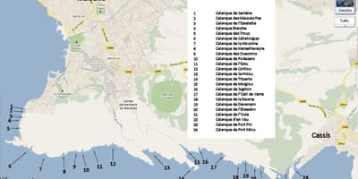 Карта парк Марсеј